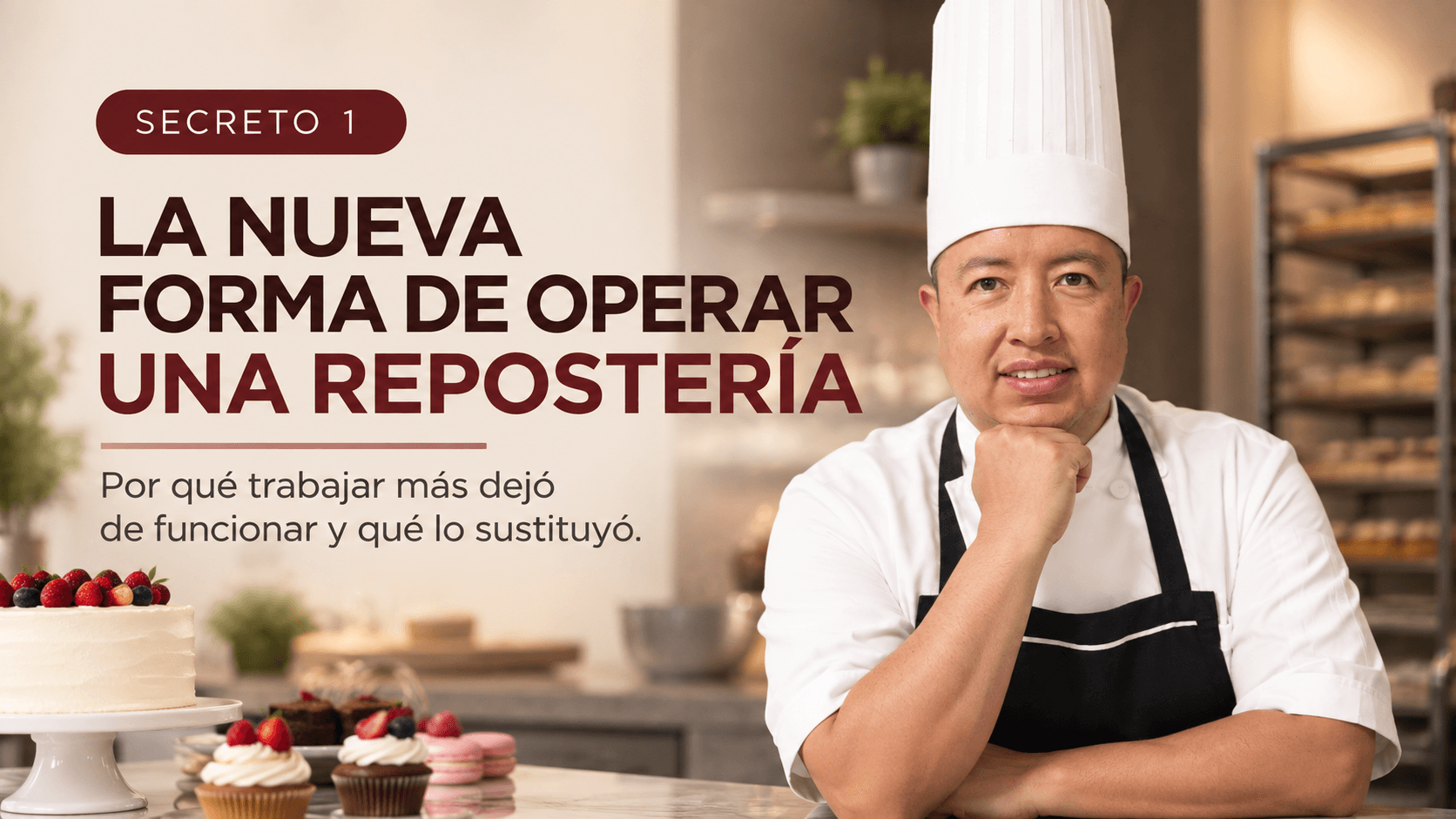 Secreto 1: La nueva forma de operar una repostería